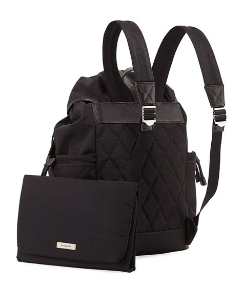 burberry watson diaper backpack black|Burberry Watson Flap.